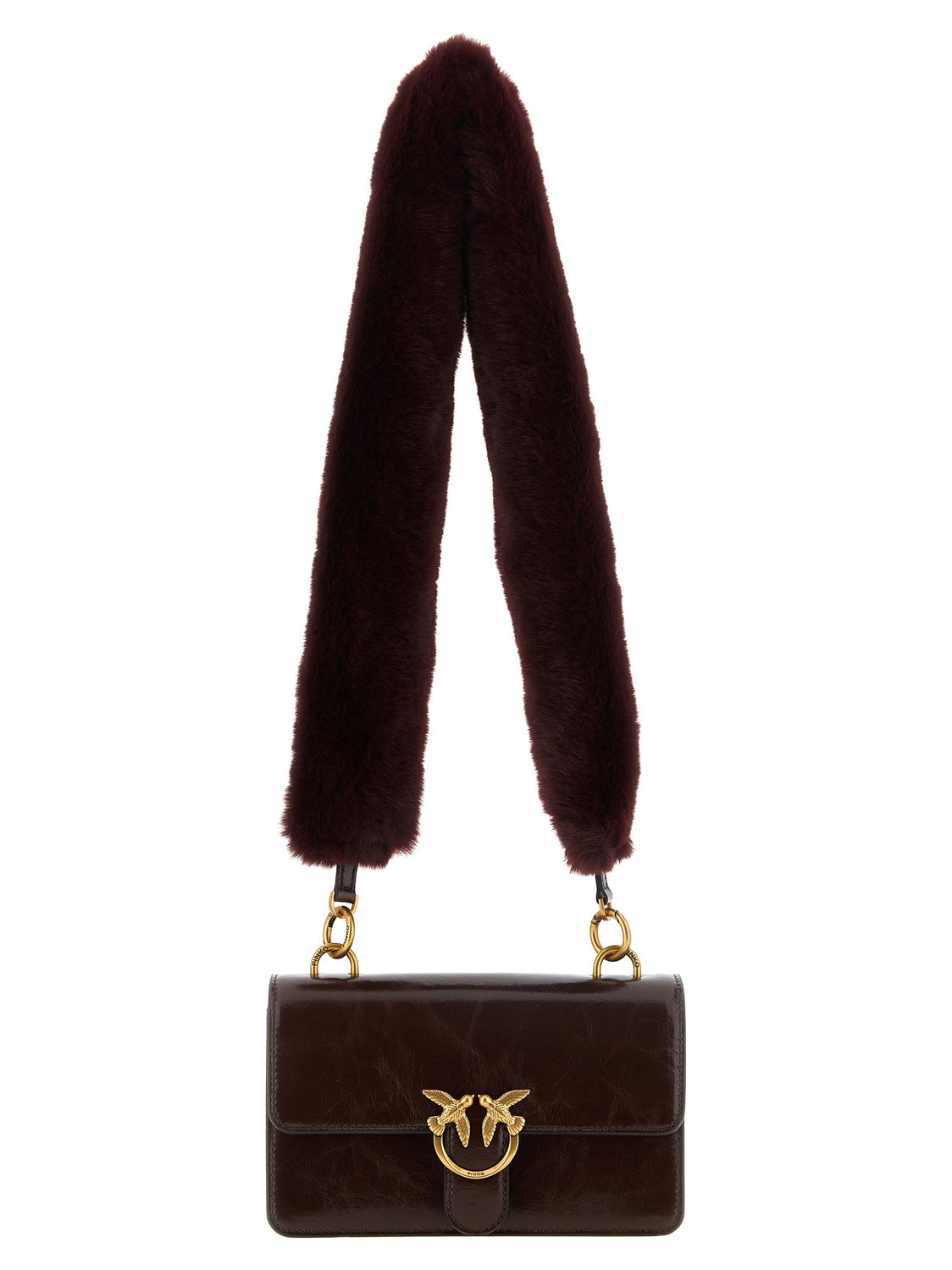 Bordeaux Calfskin Shoulder Bag