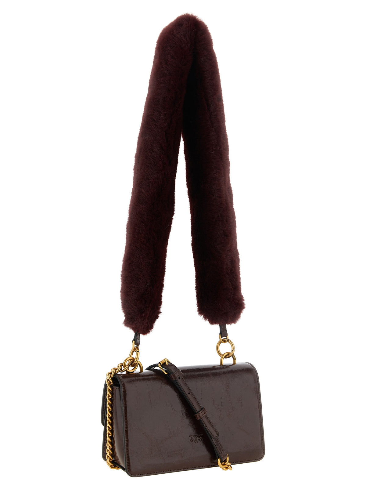 Bordeaux Calfskin Shoulder Bag