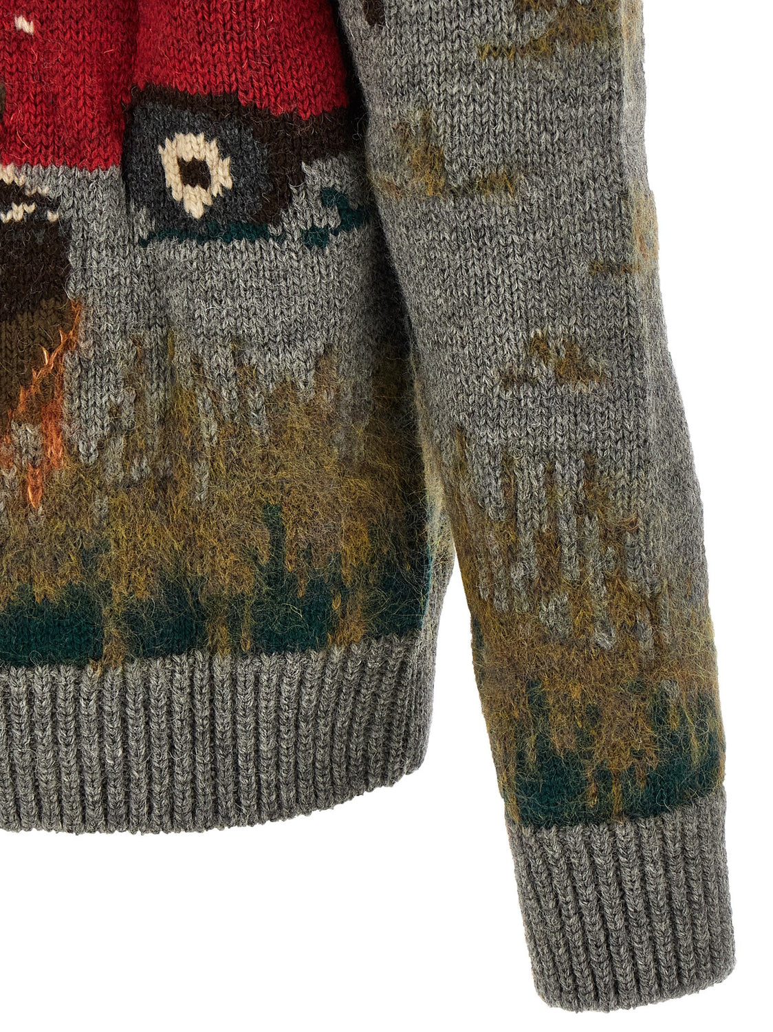 Gray Wool Cardigan