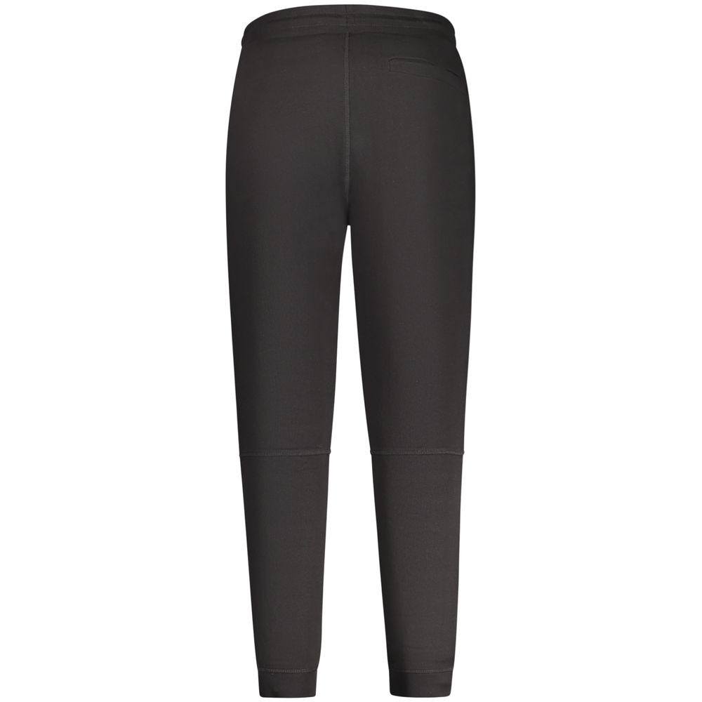 Black Cotton Men's Trouser