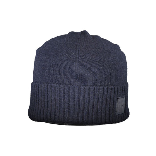 Blue Wool Men's Cap