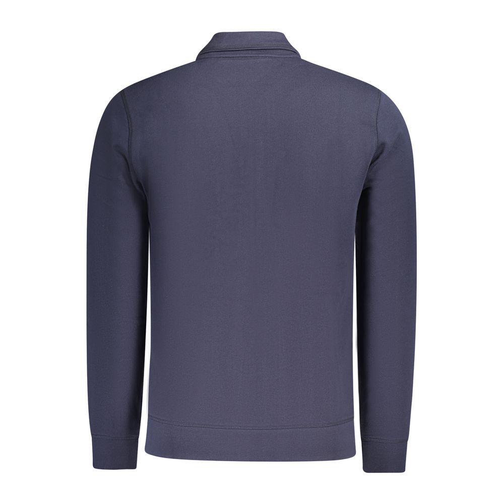 Blue Cotton Men's Sweatshirt