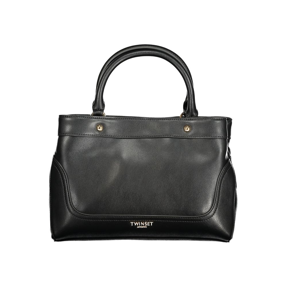 Black Polyurethane Women's Bag