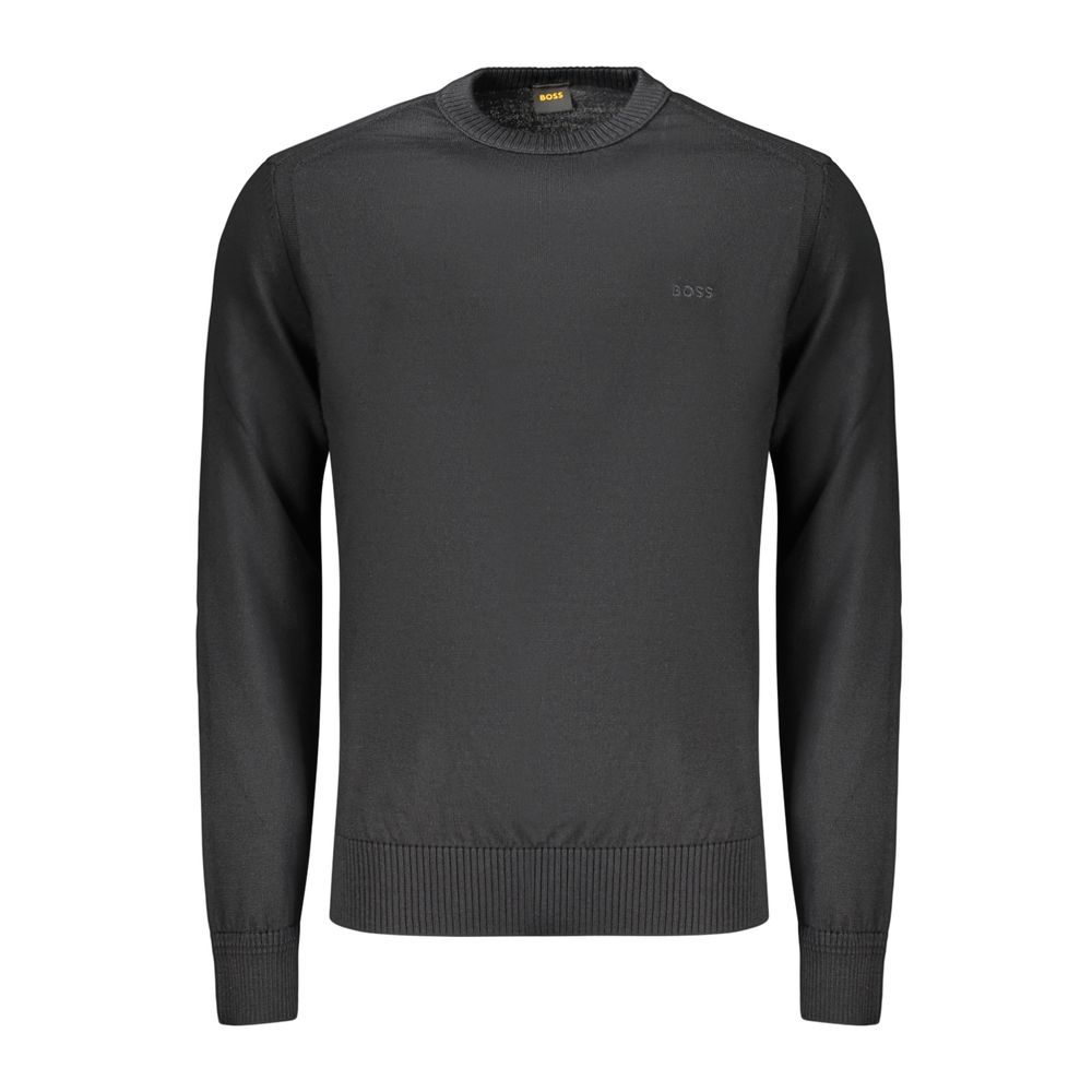 Black Wool Sweatshirt