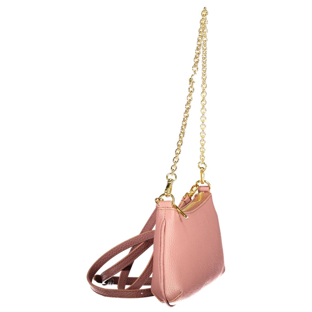 Pink Leather Handbag