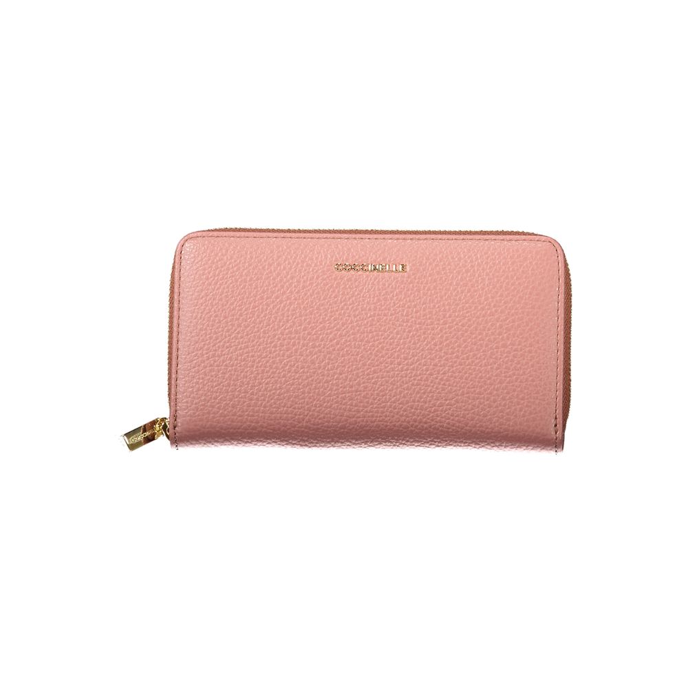 Pink Leather Wallet