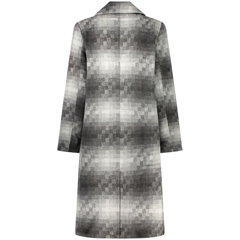 Gray Polyester Women's Jacket