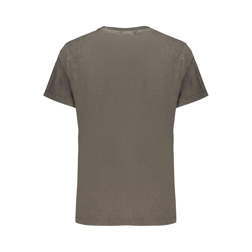 Gray Cotton Women's T-Shirt