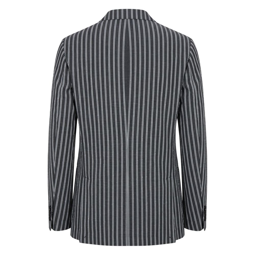 Blue Cotton Men's Jacket
