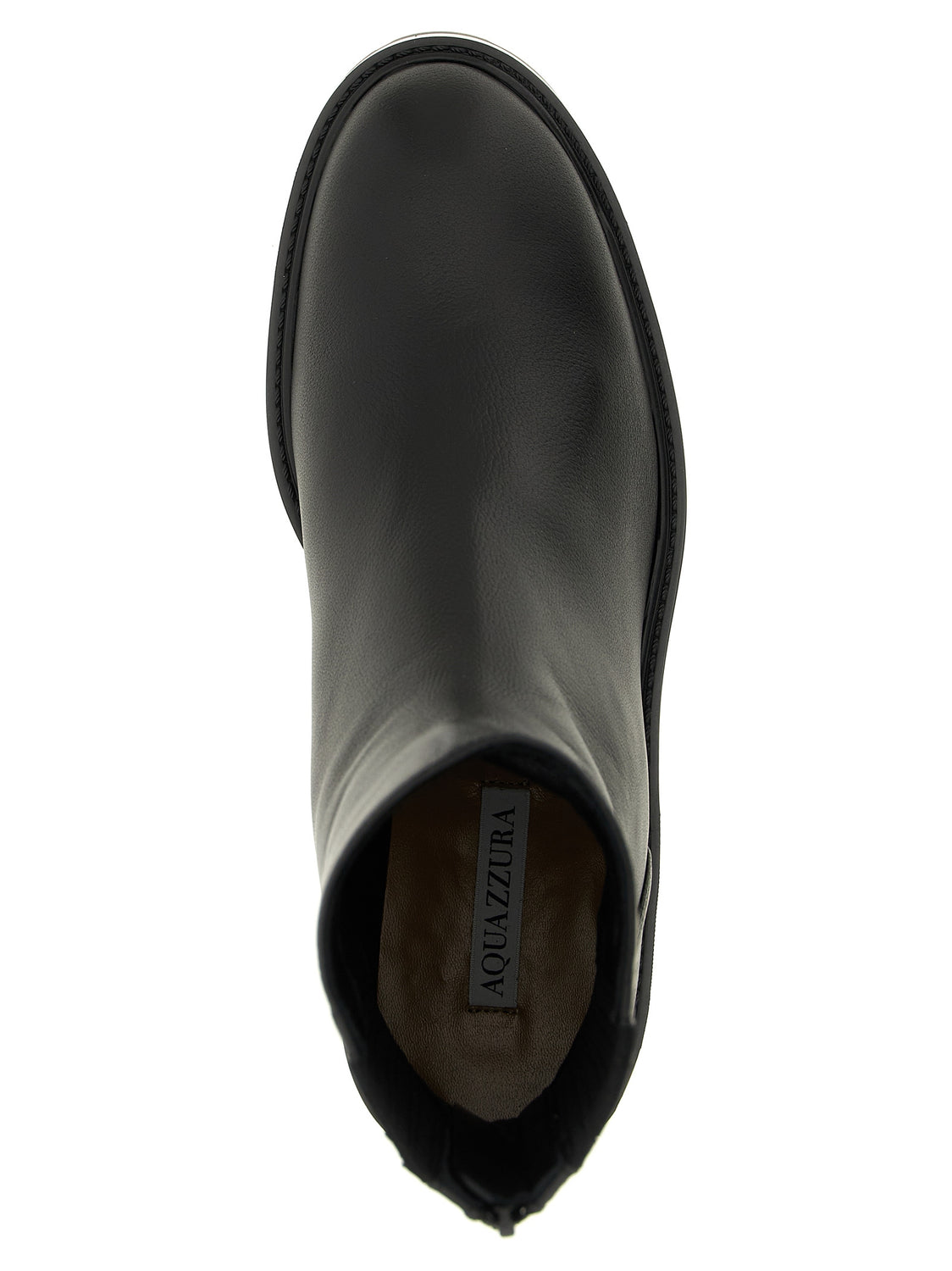 Black Calfskin Ankle Boots