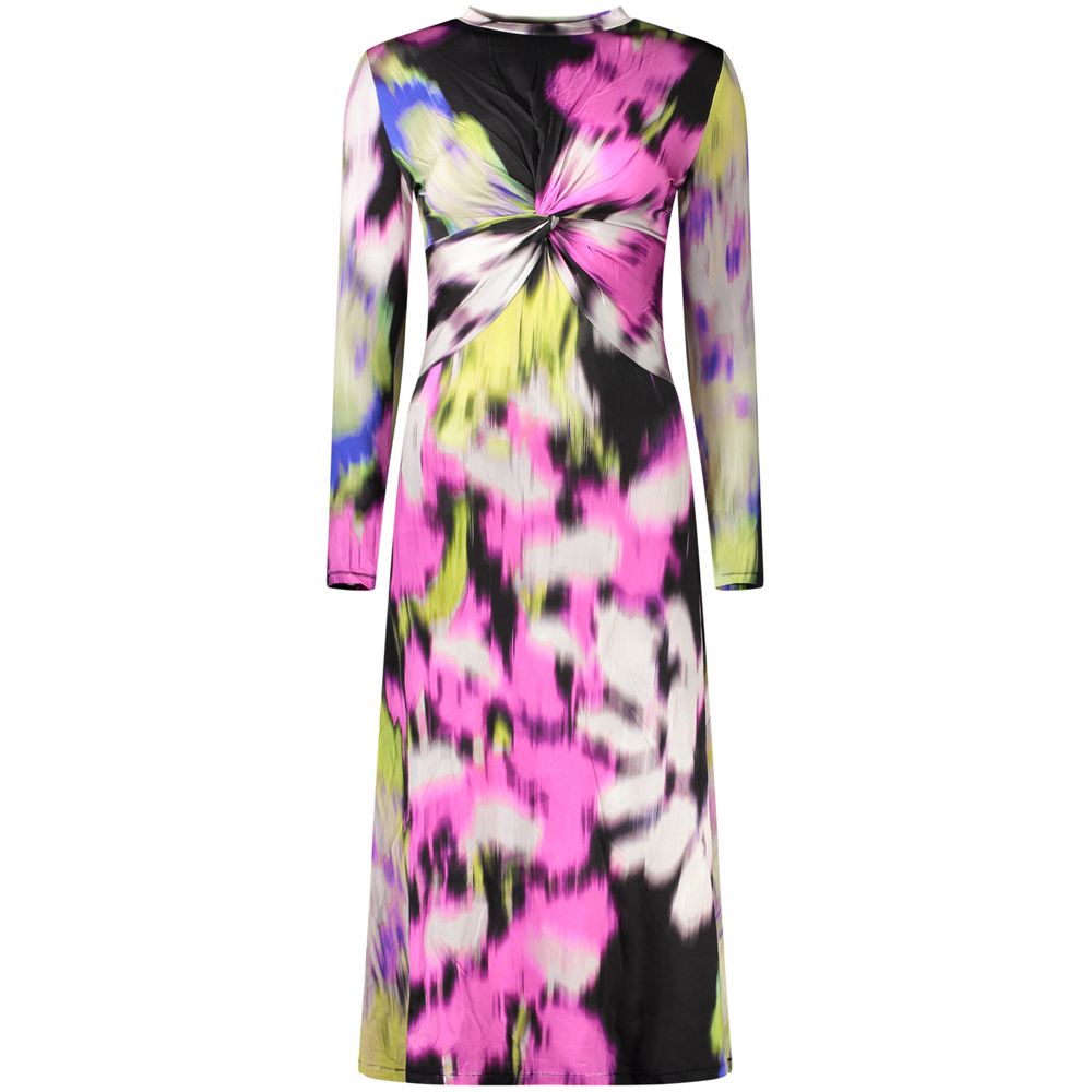Pink Viscose Women Dress