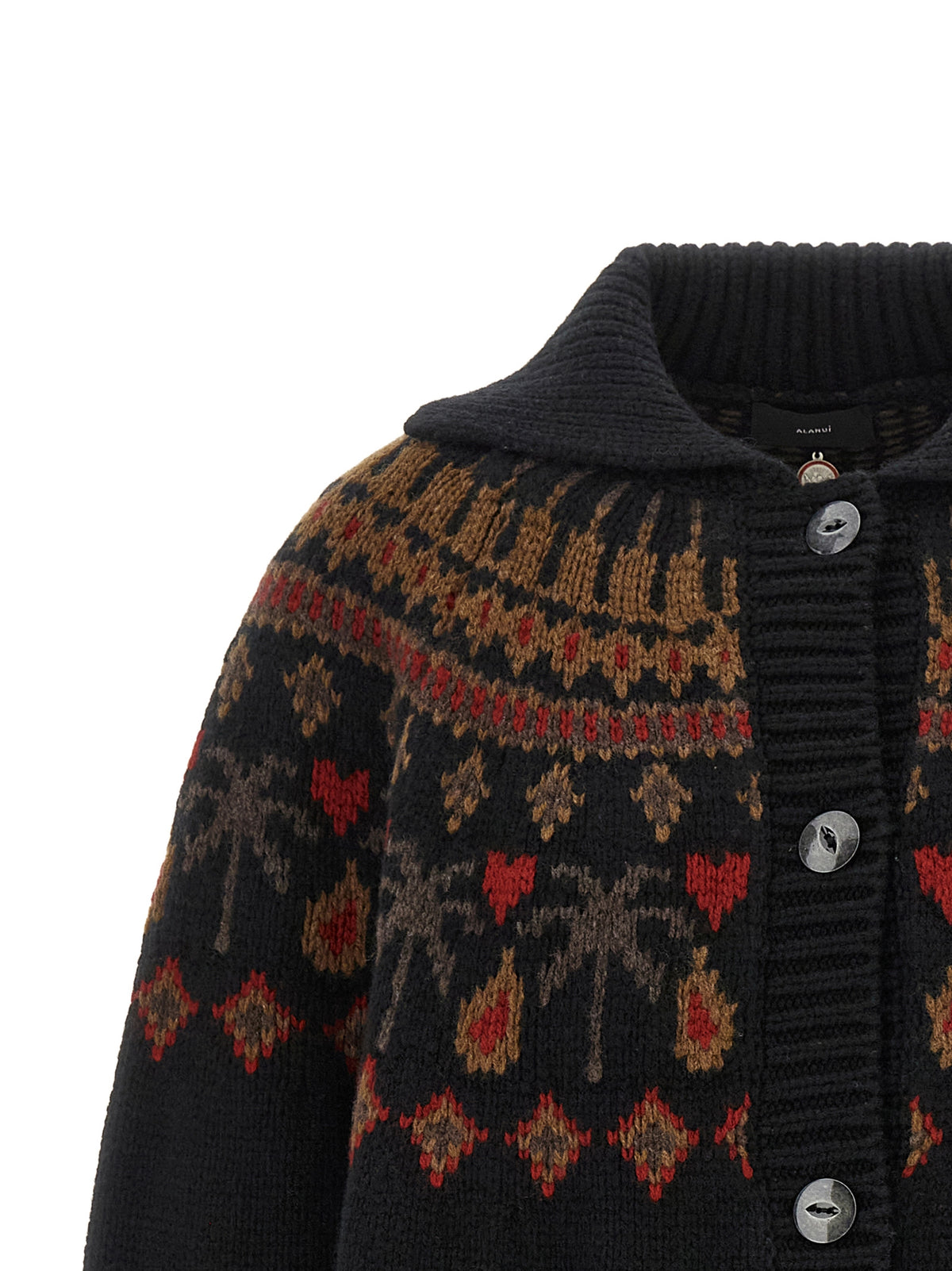 Multicolor Virgin Wool Cardigan