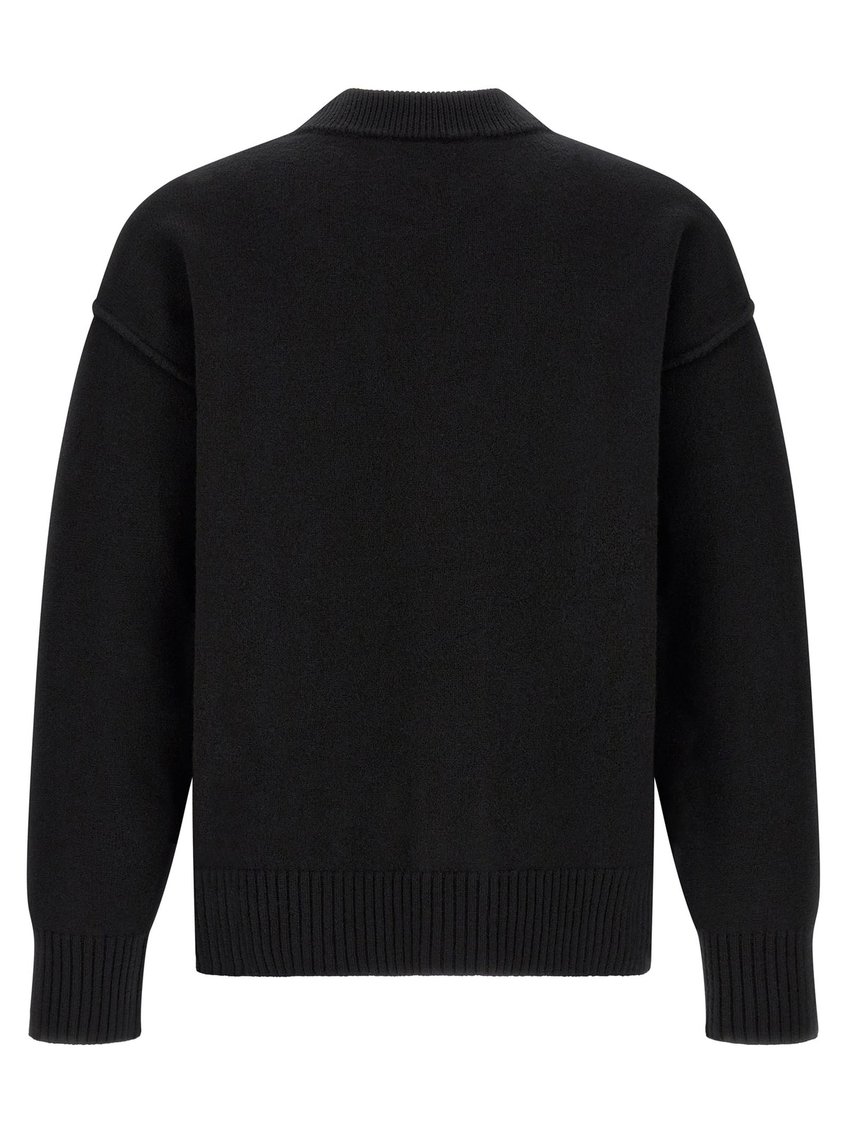 Black Wool Cardigan
