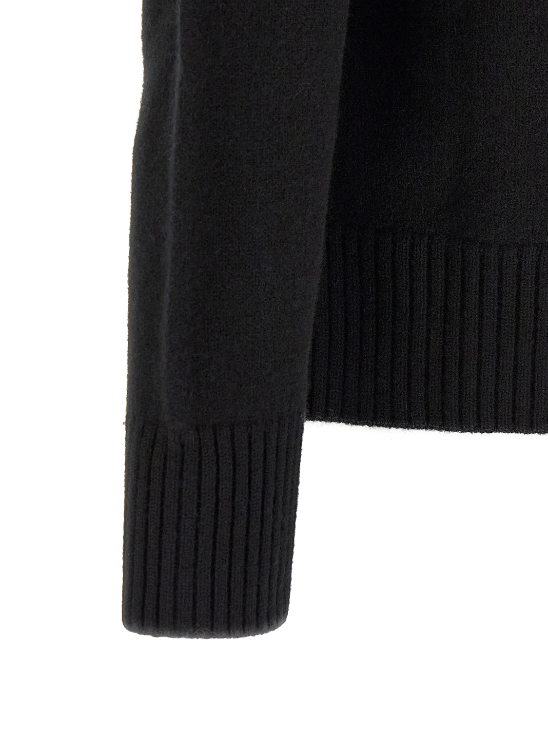 Black Wool Cardigan