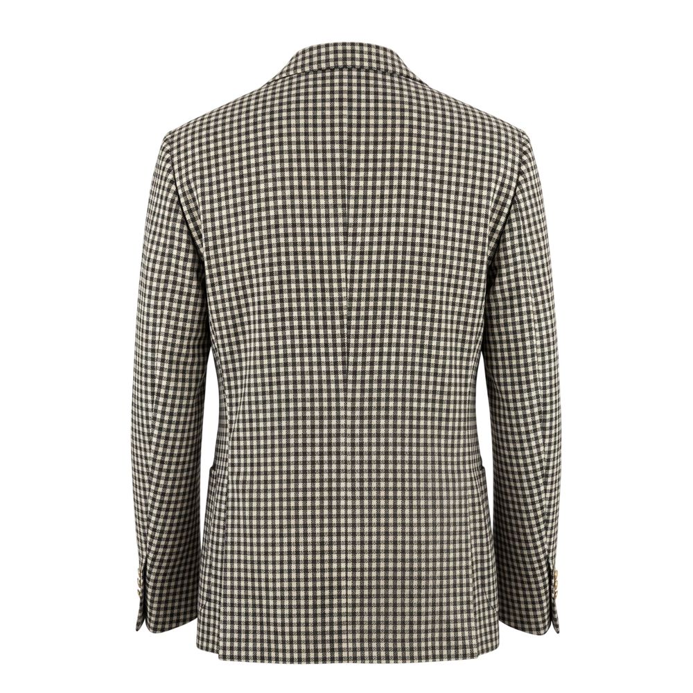 Green Viscose Men's Jacket
