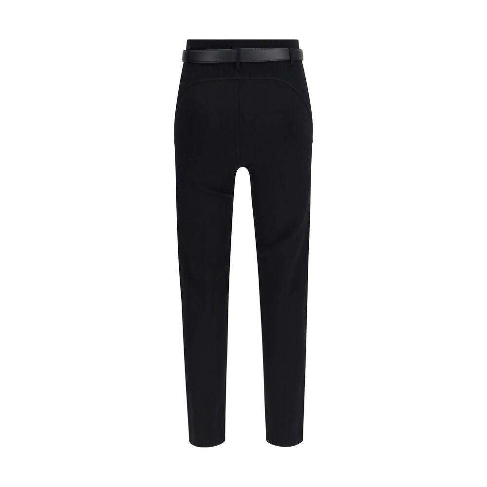 Black Viscose Leggings