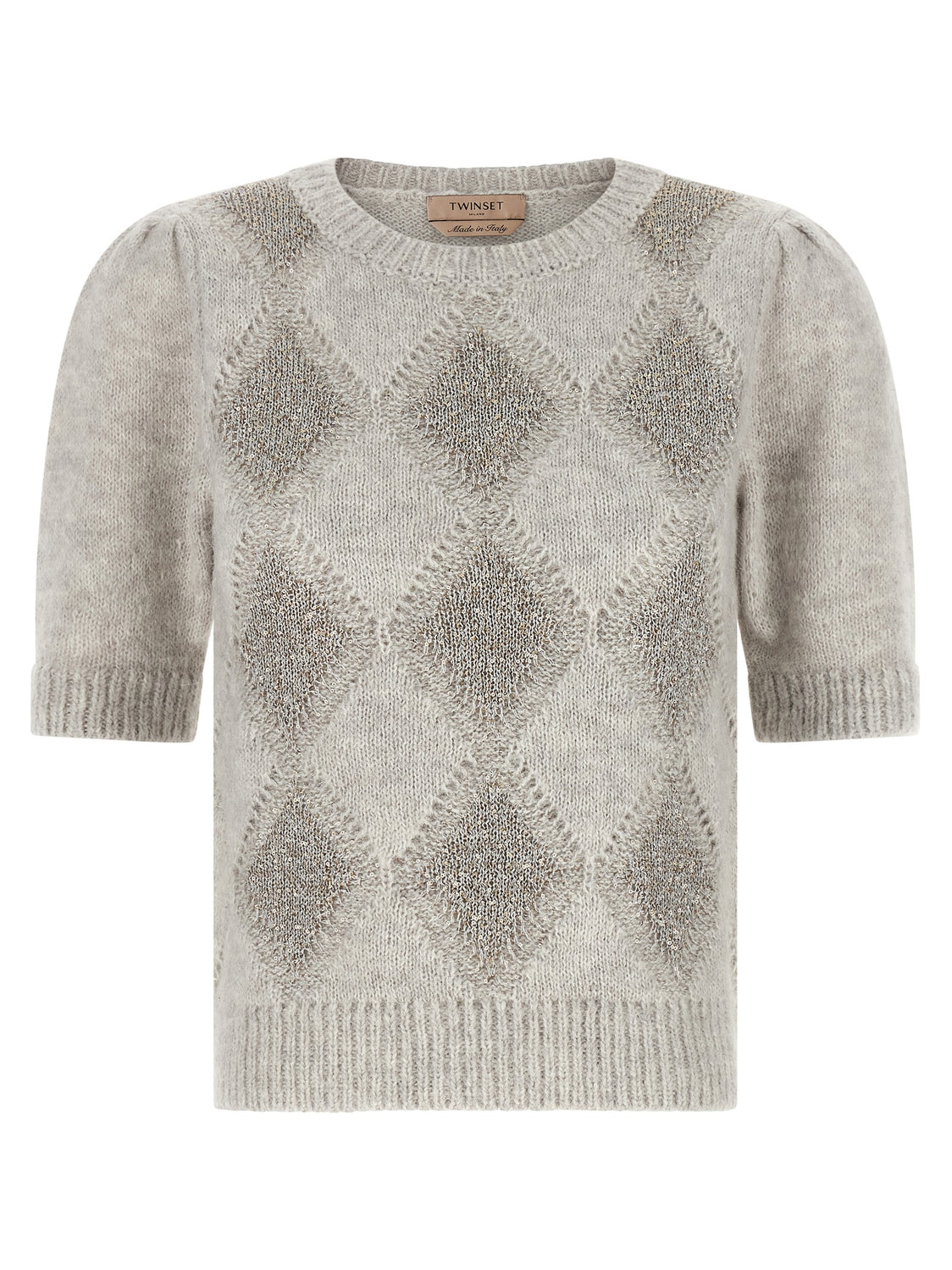Gray Marabou Cardigan