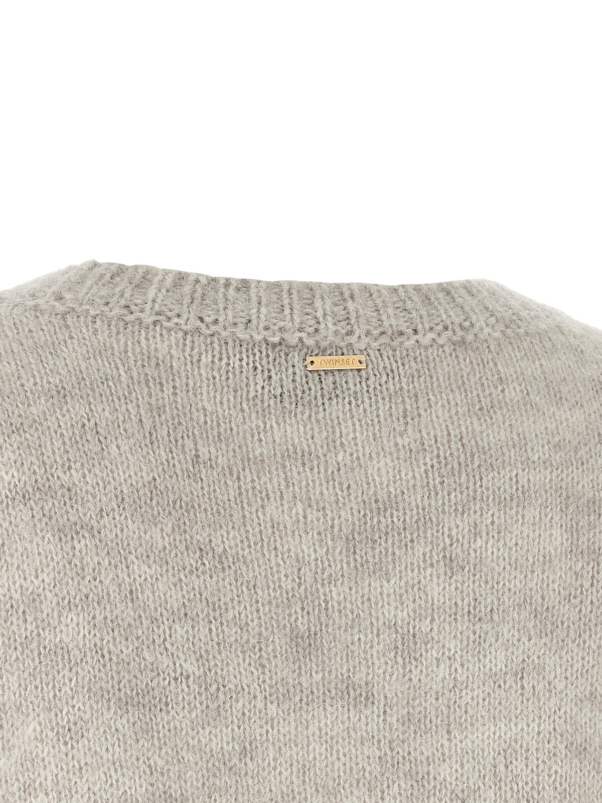 Gray Marabou Cardigan