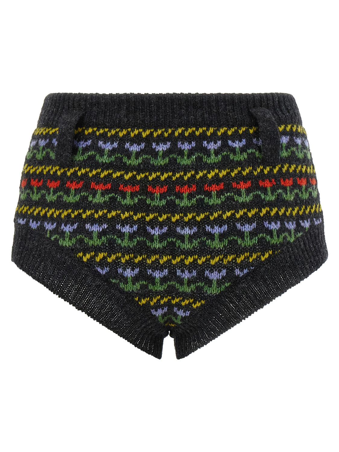 Gray Virgin Wool Bermuda Shorts