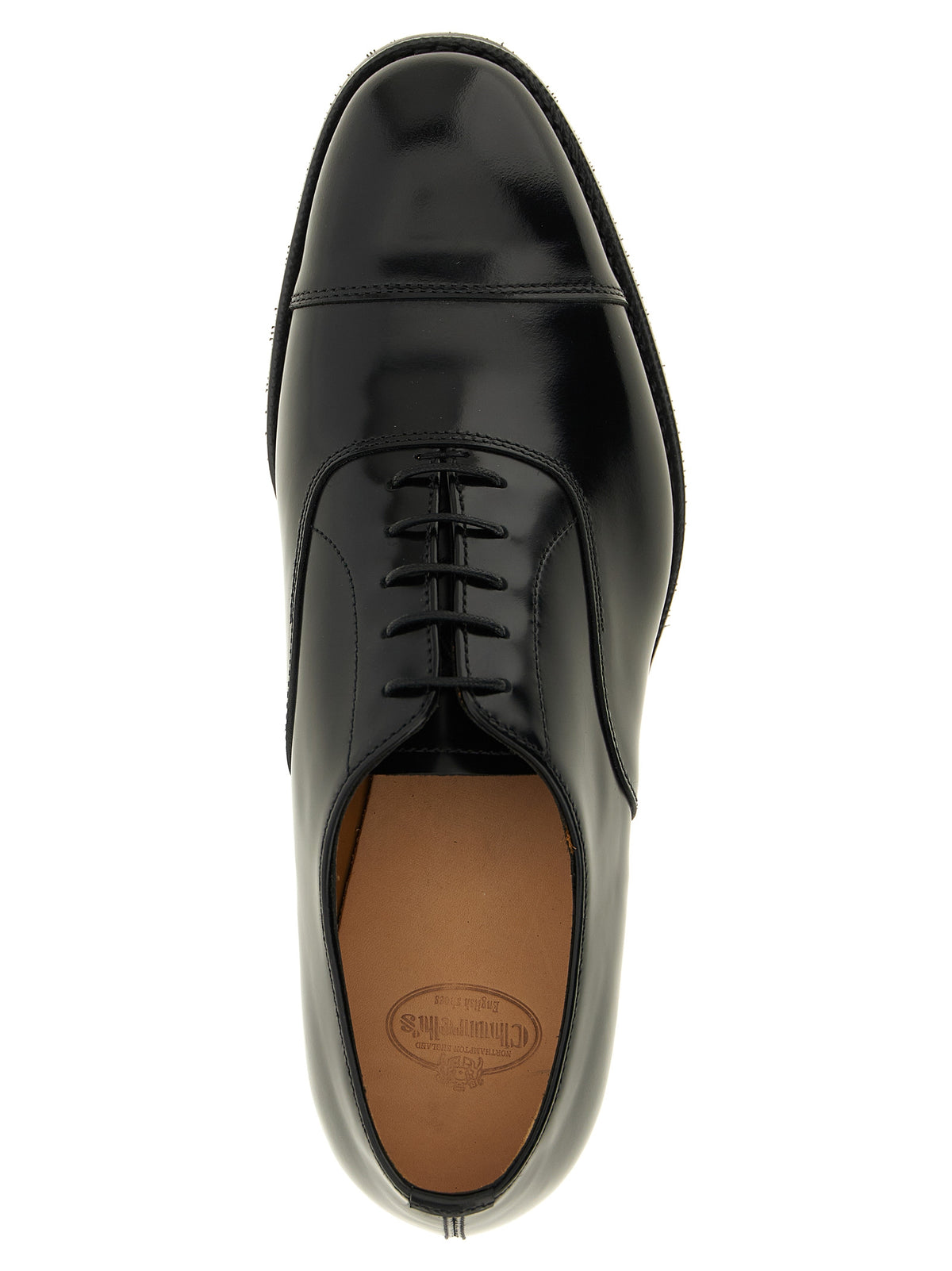 Black Calfskin Oxfords And Derbies