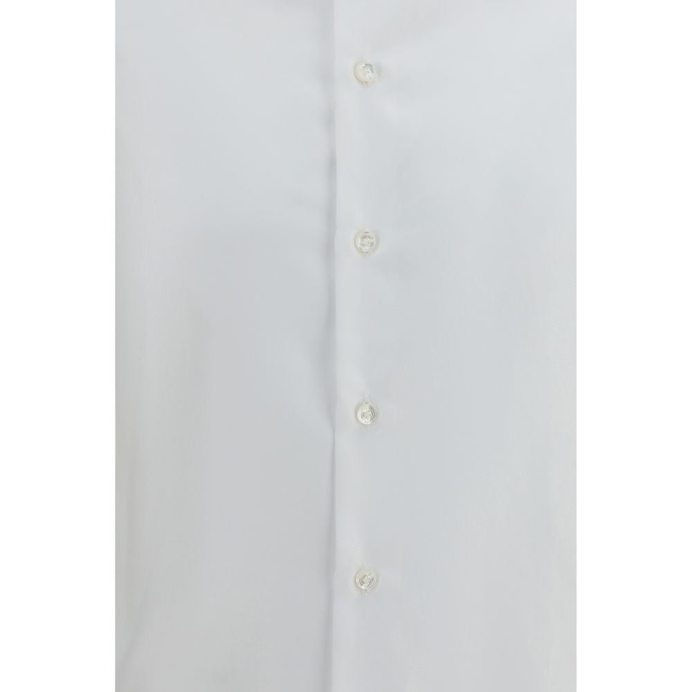 White Cotton Dress Shirt
