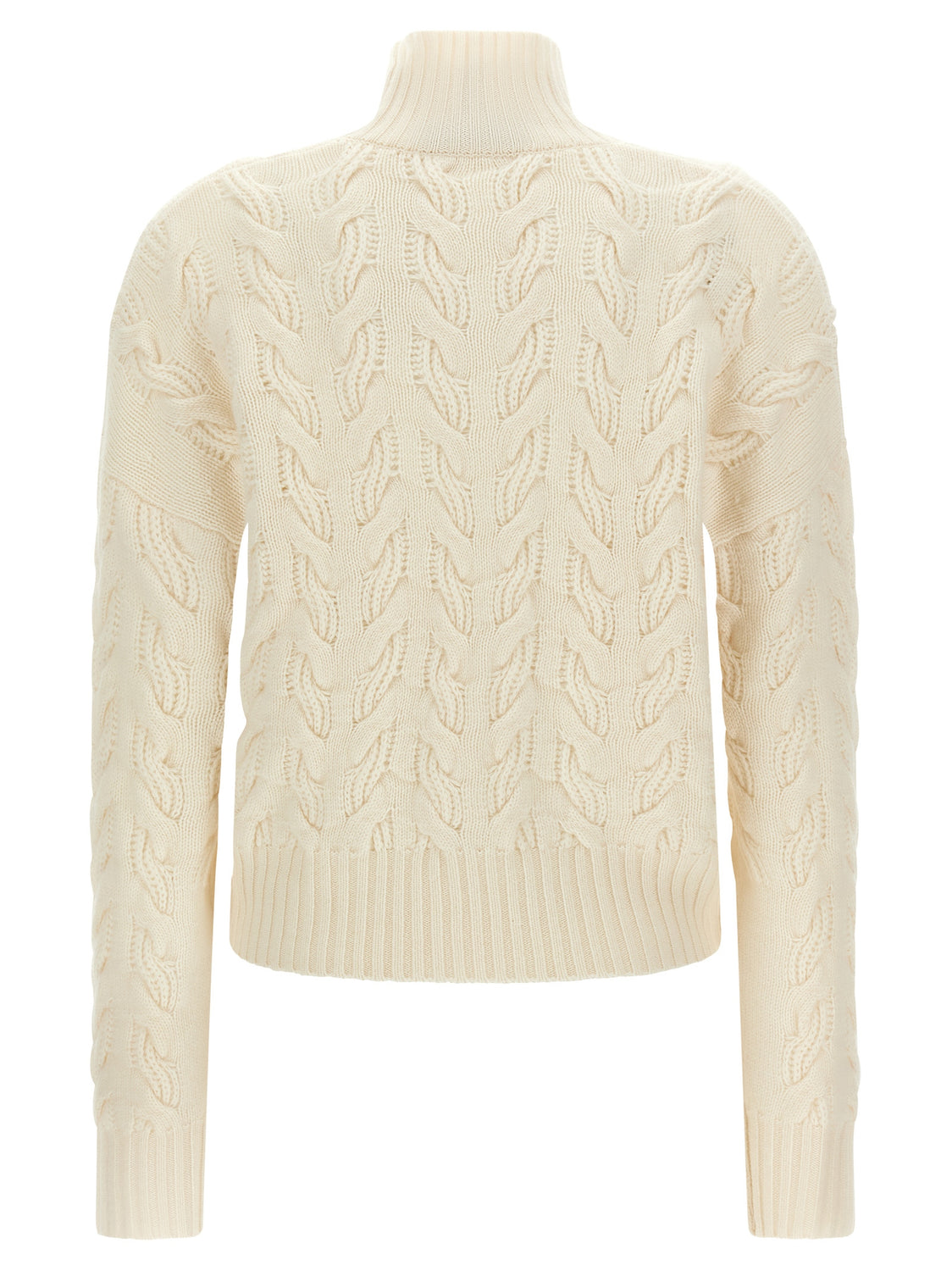 White Wool Cardigan