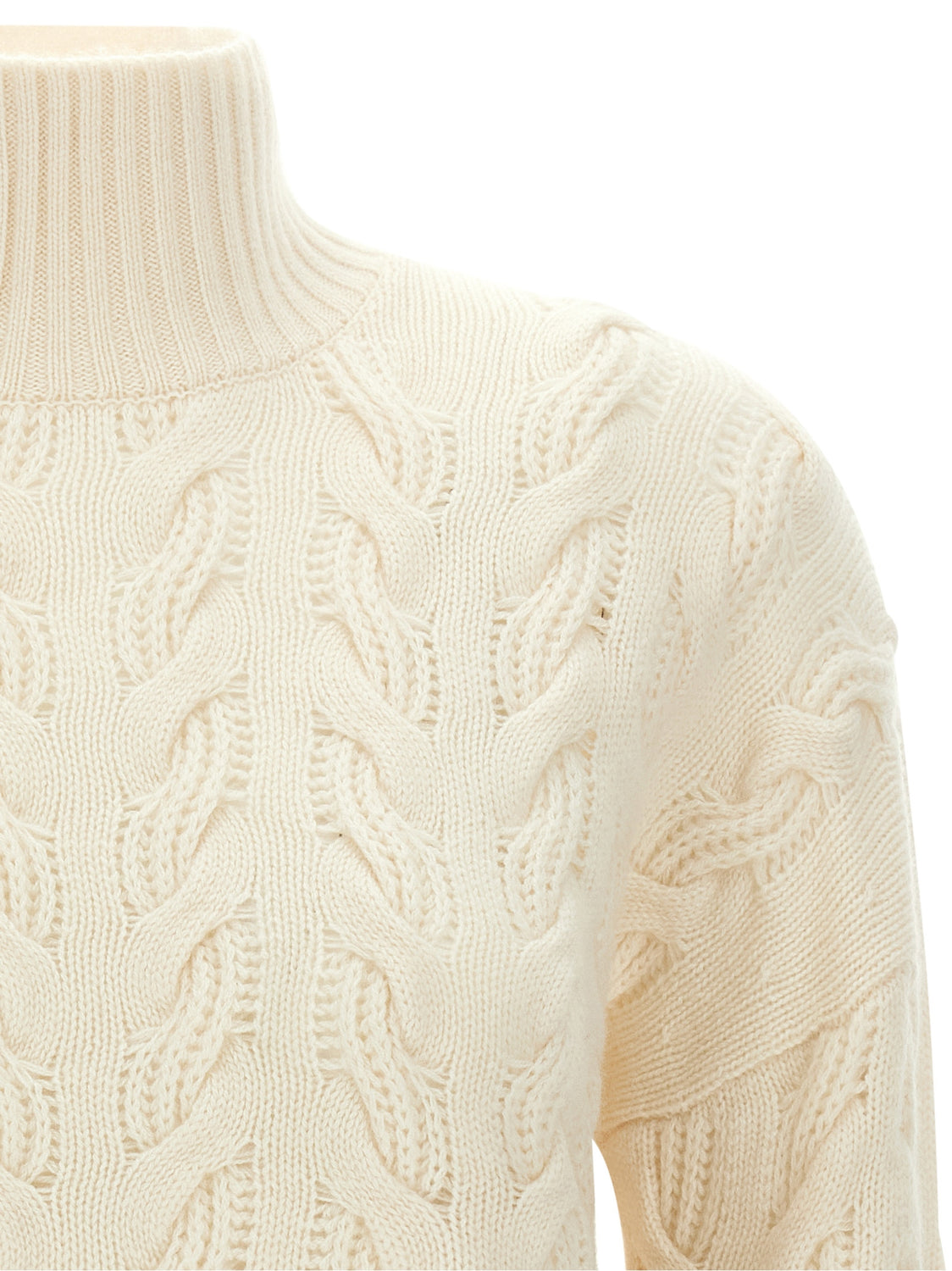 White Wool Cardigan