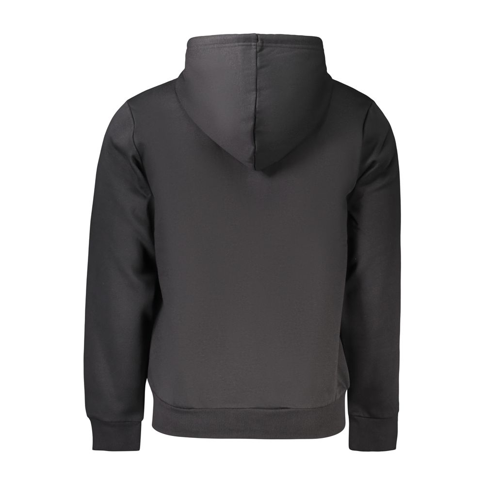 Black Cotton Men's Sweatshirt