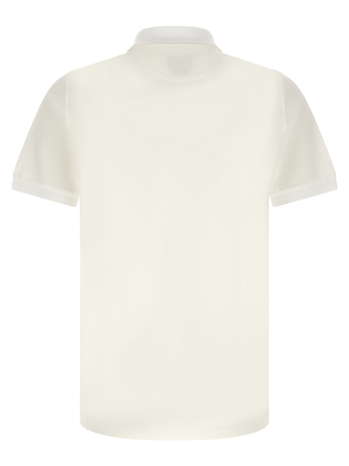 White Cotton Polo Shirt