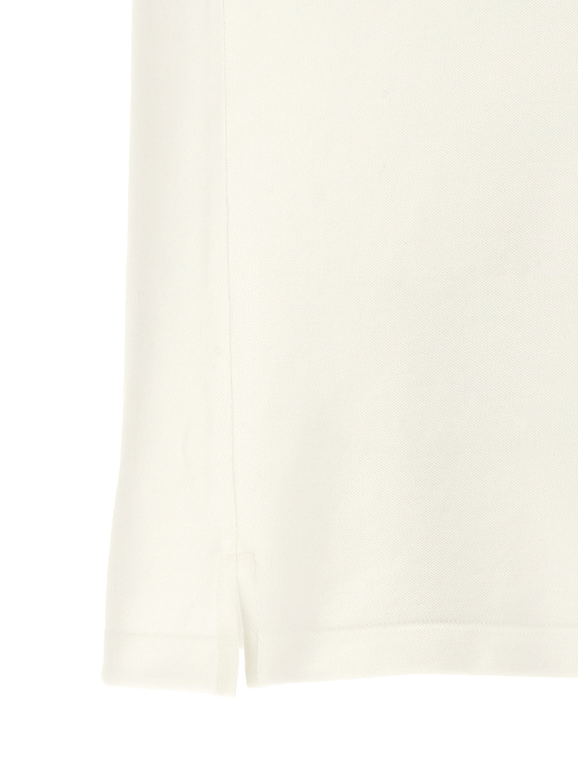 White Cotton Polo Shirt