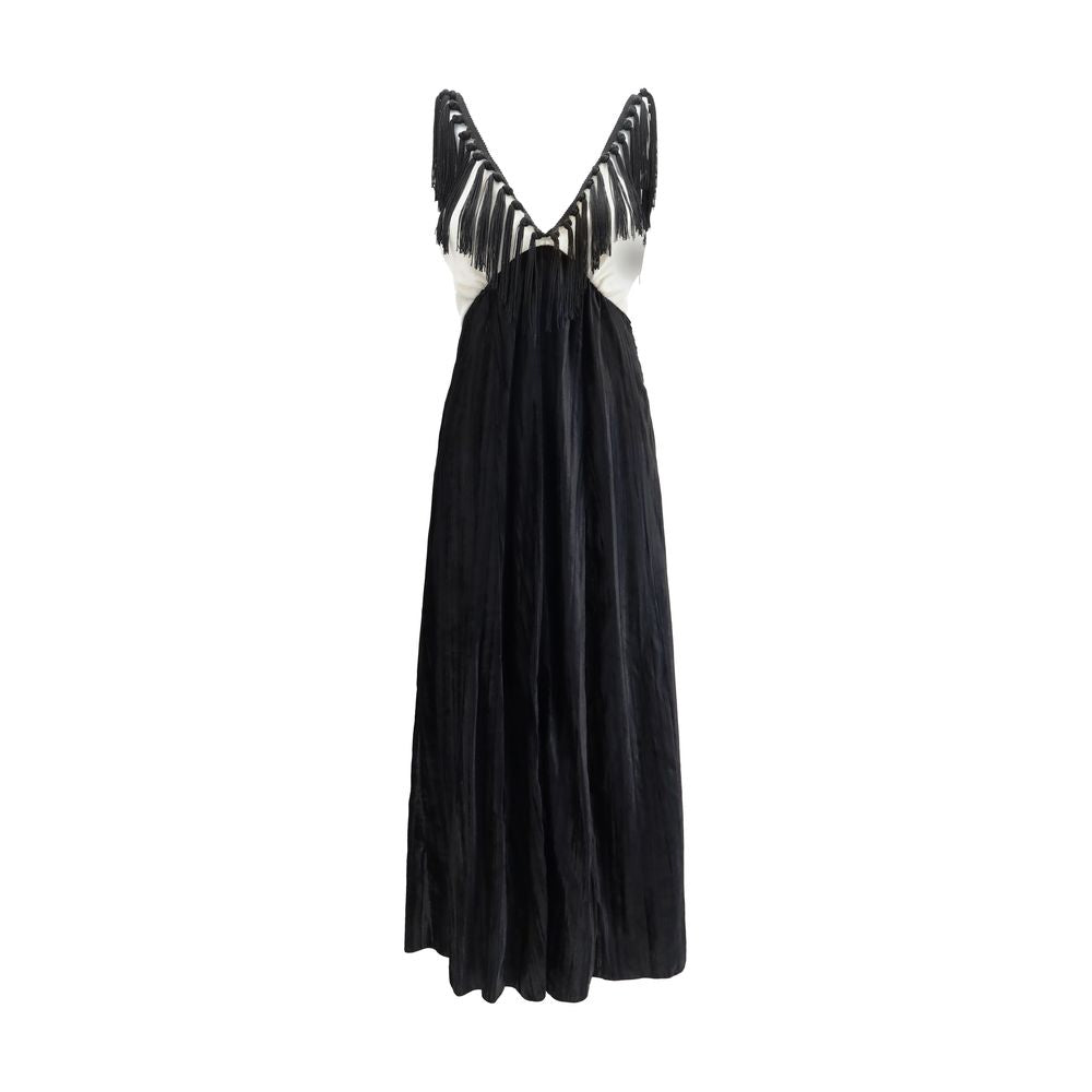 Black Viscose Casual Dress