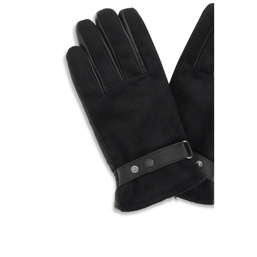 Black Calf Leather Bos Taurus Gloves
