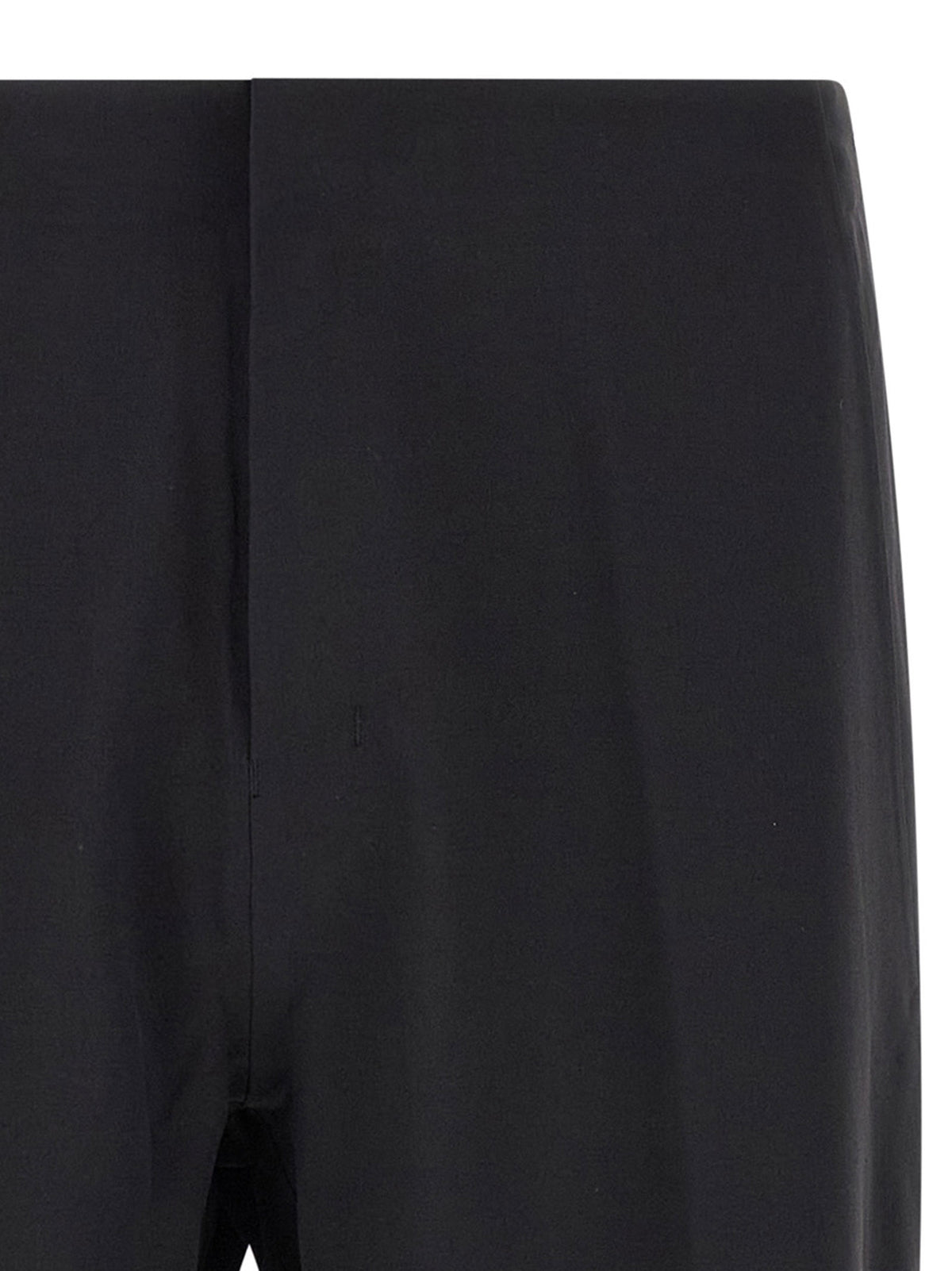 Black Nylon Athletic Pants