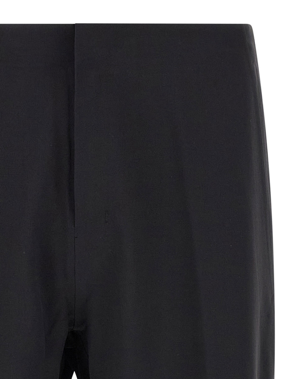 Black Nylon Athletic Pants