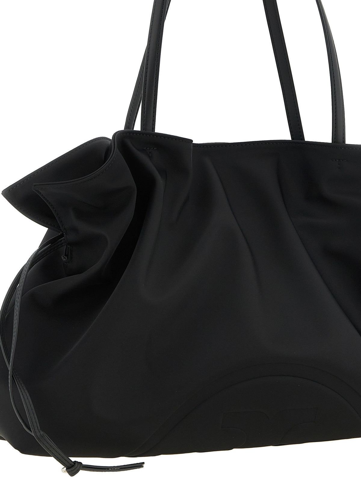 Black Polyamide Shoulder Bag
