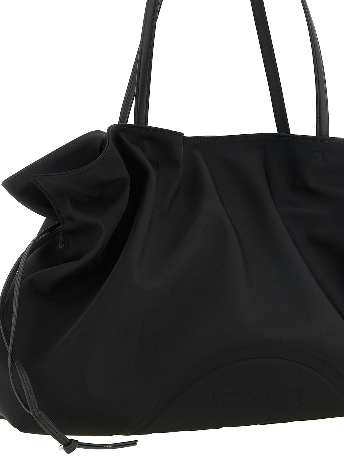 Black Polyamide Shoulder Bag