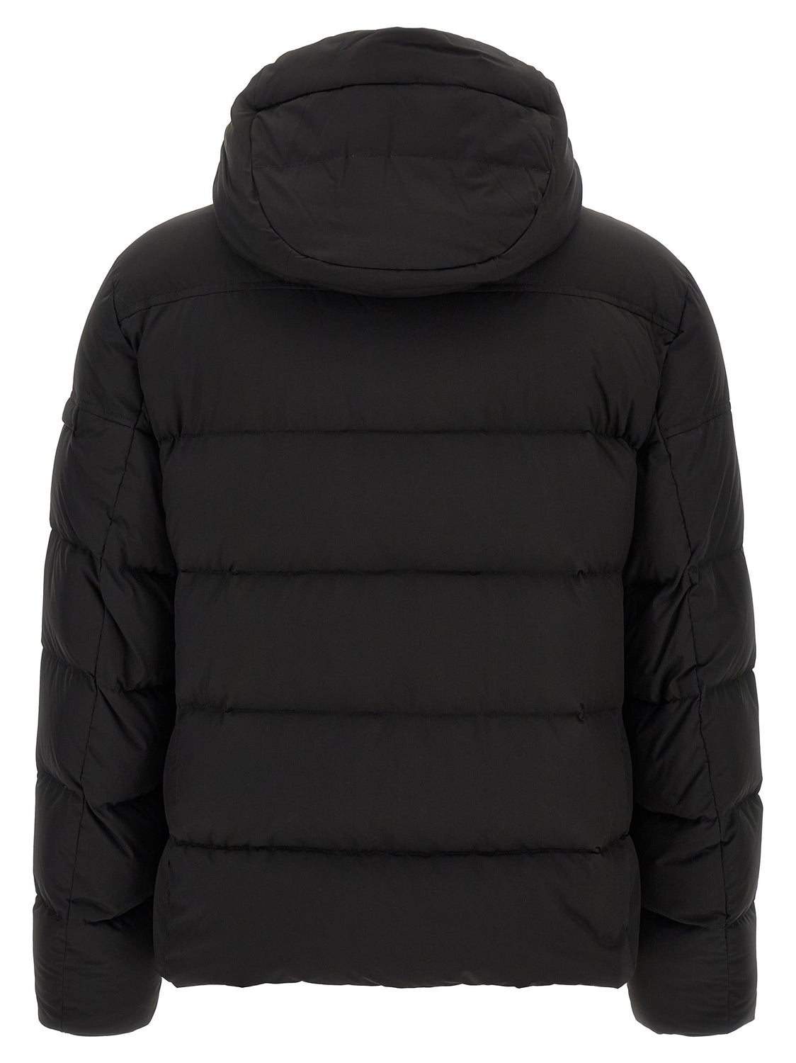 Black Wool Bomber