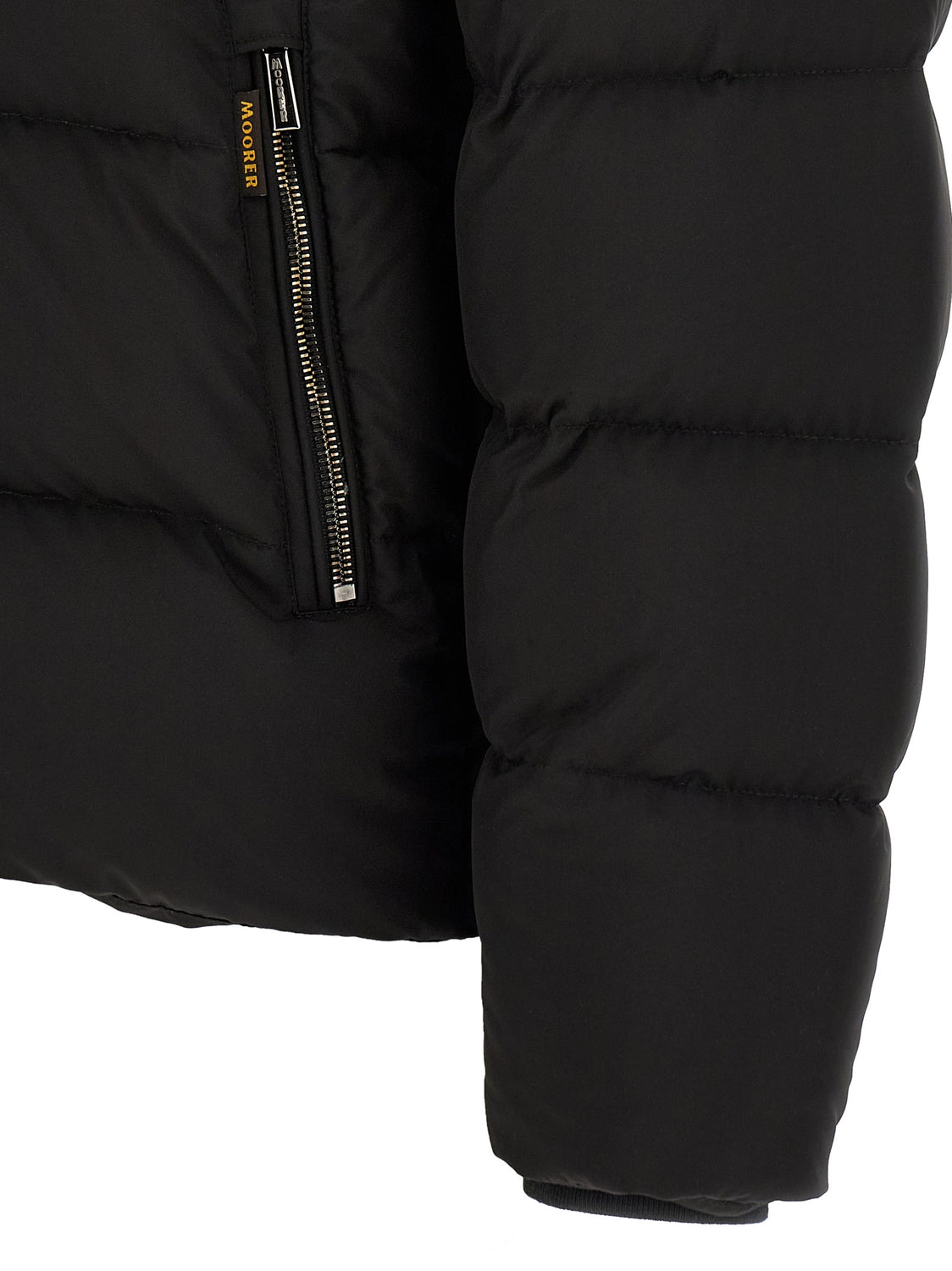 Black Wool Bomber