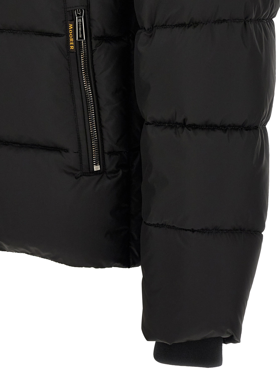 Black Wool Bomber