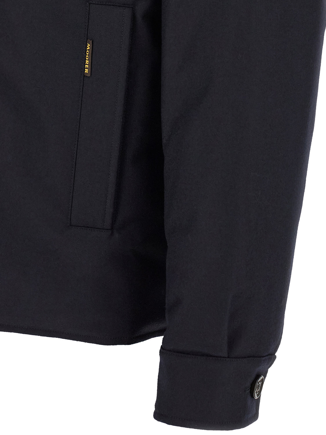 Blue Wool Full-Length Jacket
