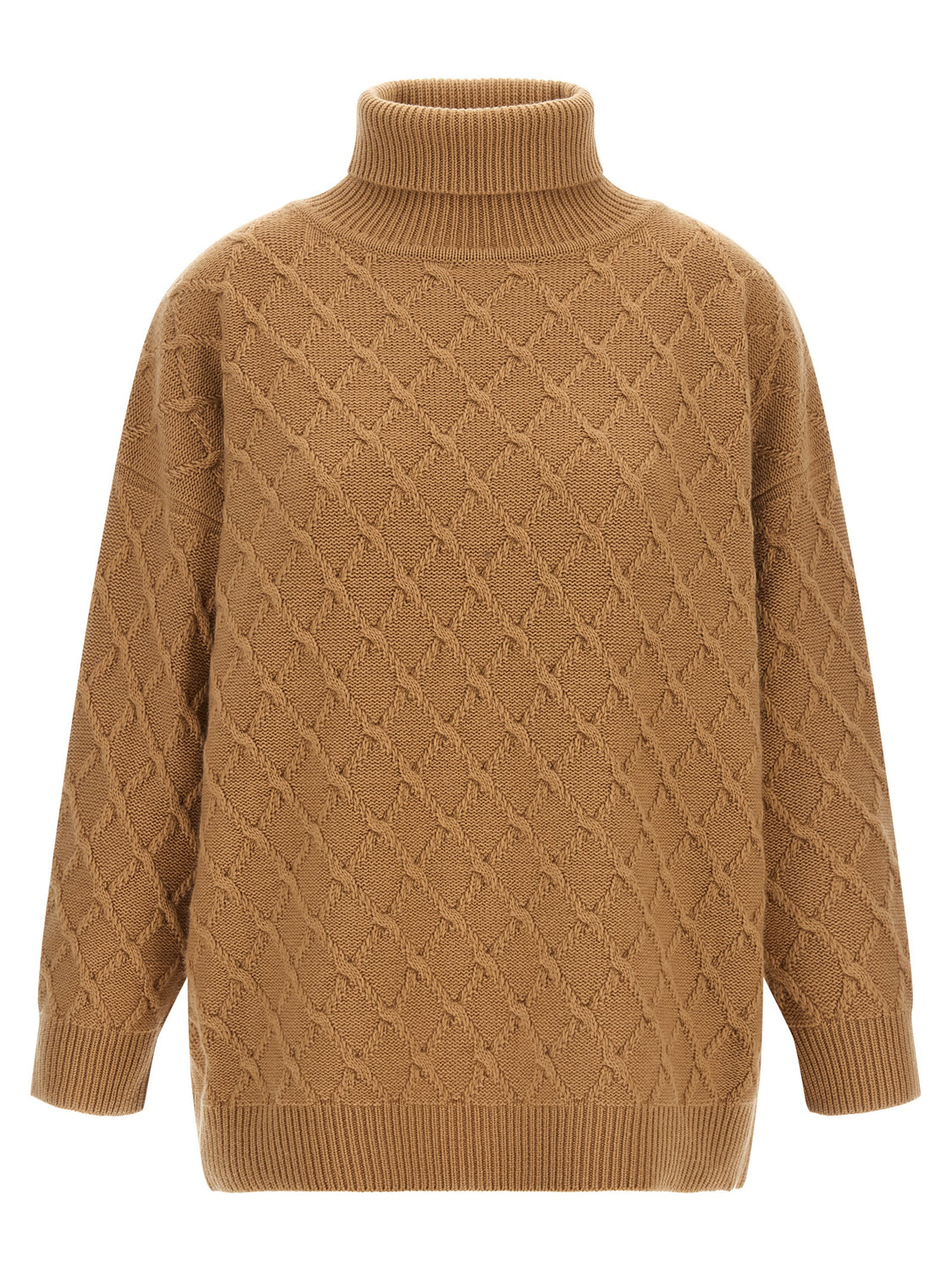 Beige Wool Cardigan