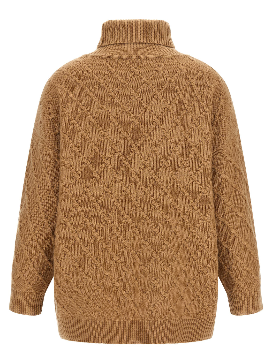 Beige Wool Cardigan