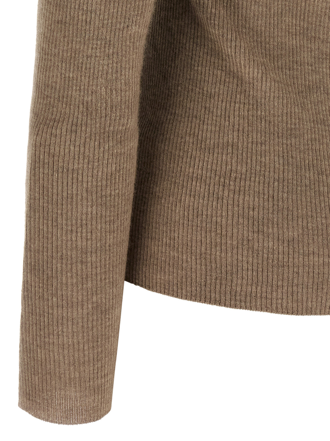 Beige Cashmere Polo Shirt