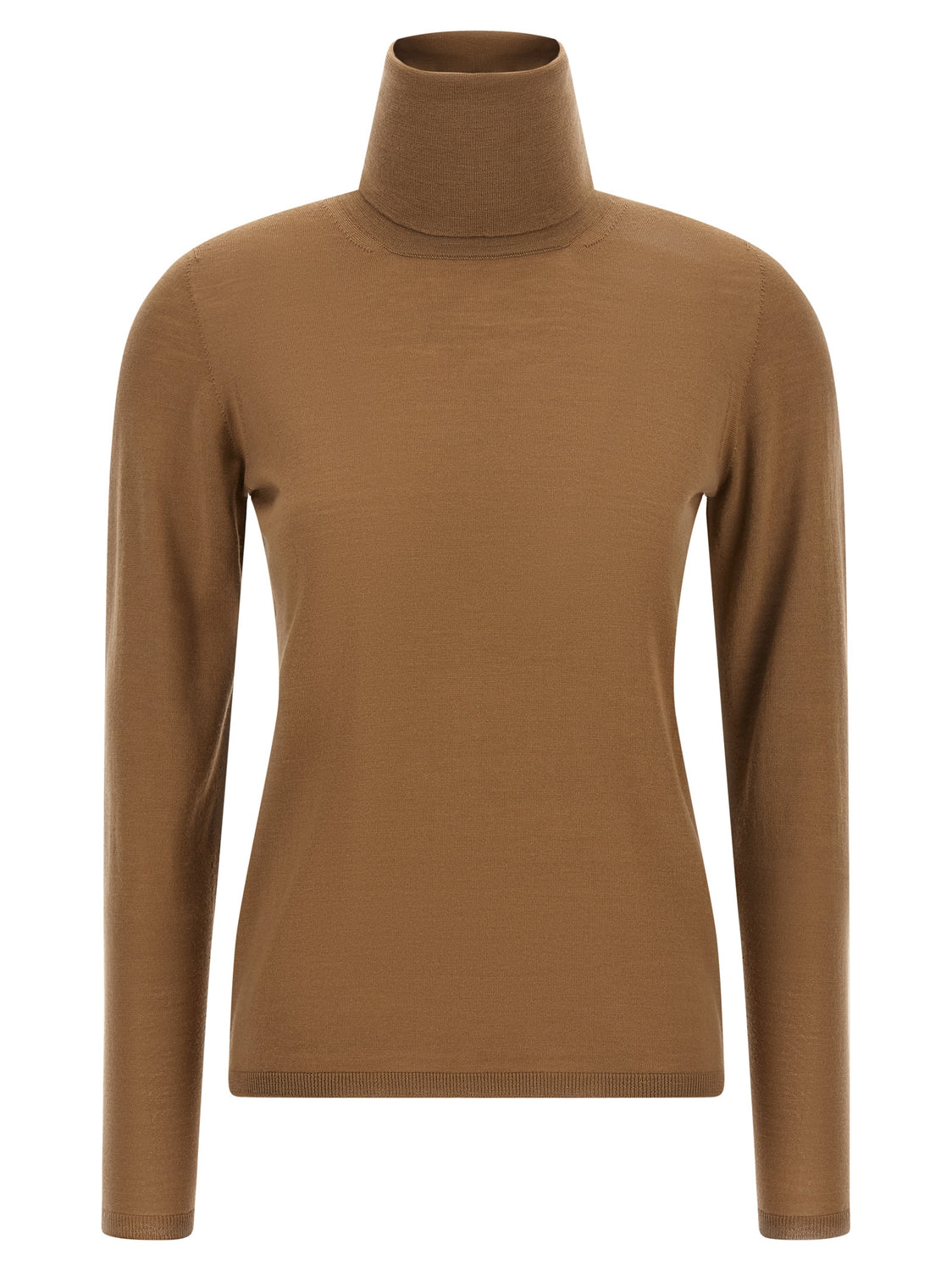 Beige Virgin Wool Cardigan