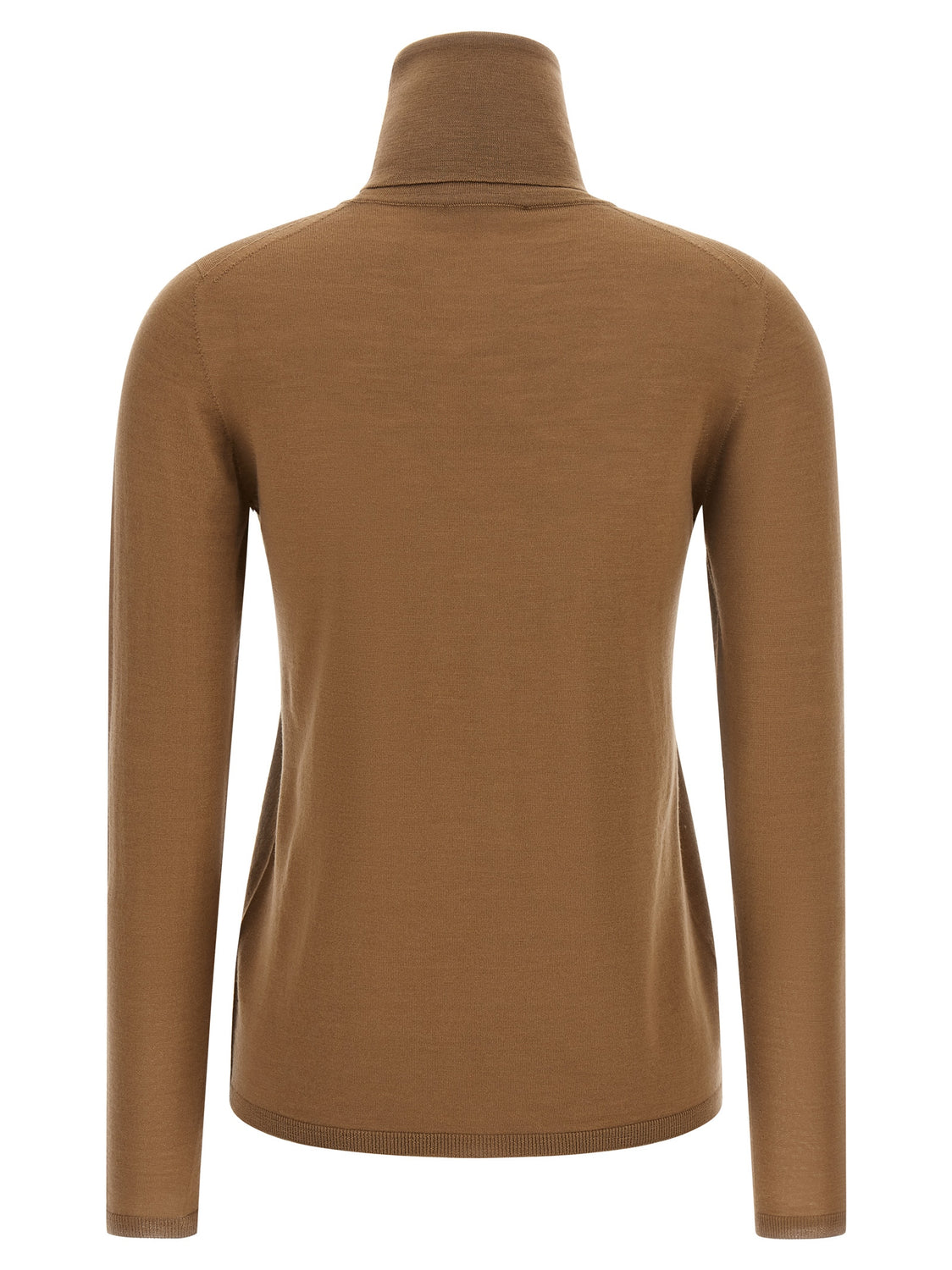 Beige Virgin Wool Cardigan
