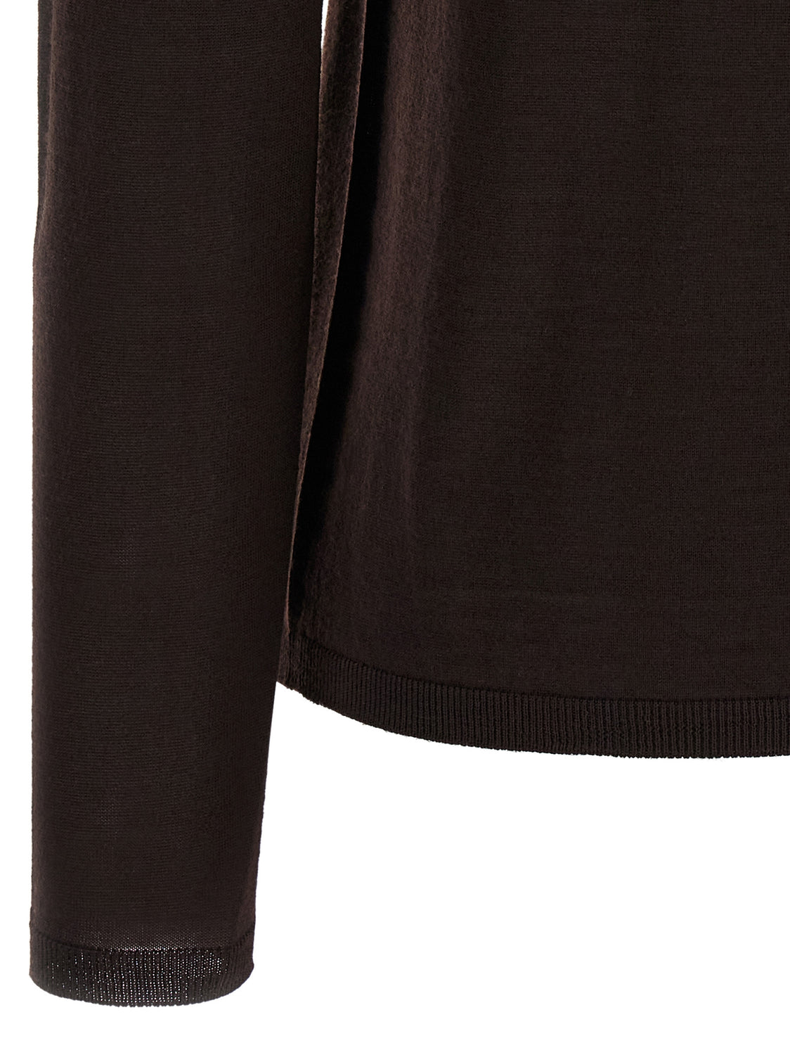 Brown Virgin Wool Cardigan