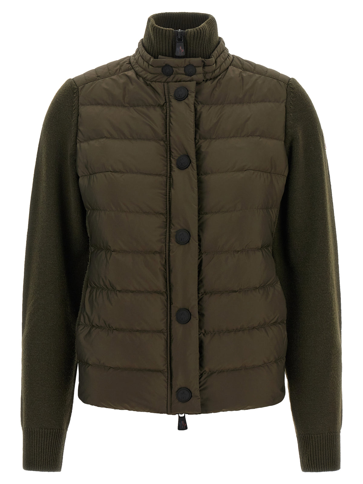 Bicolor Polyamide Cardigan
