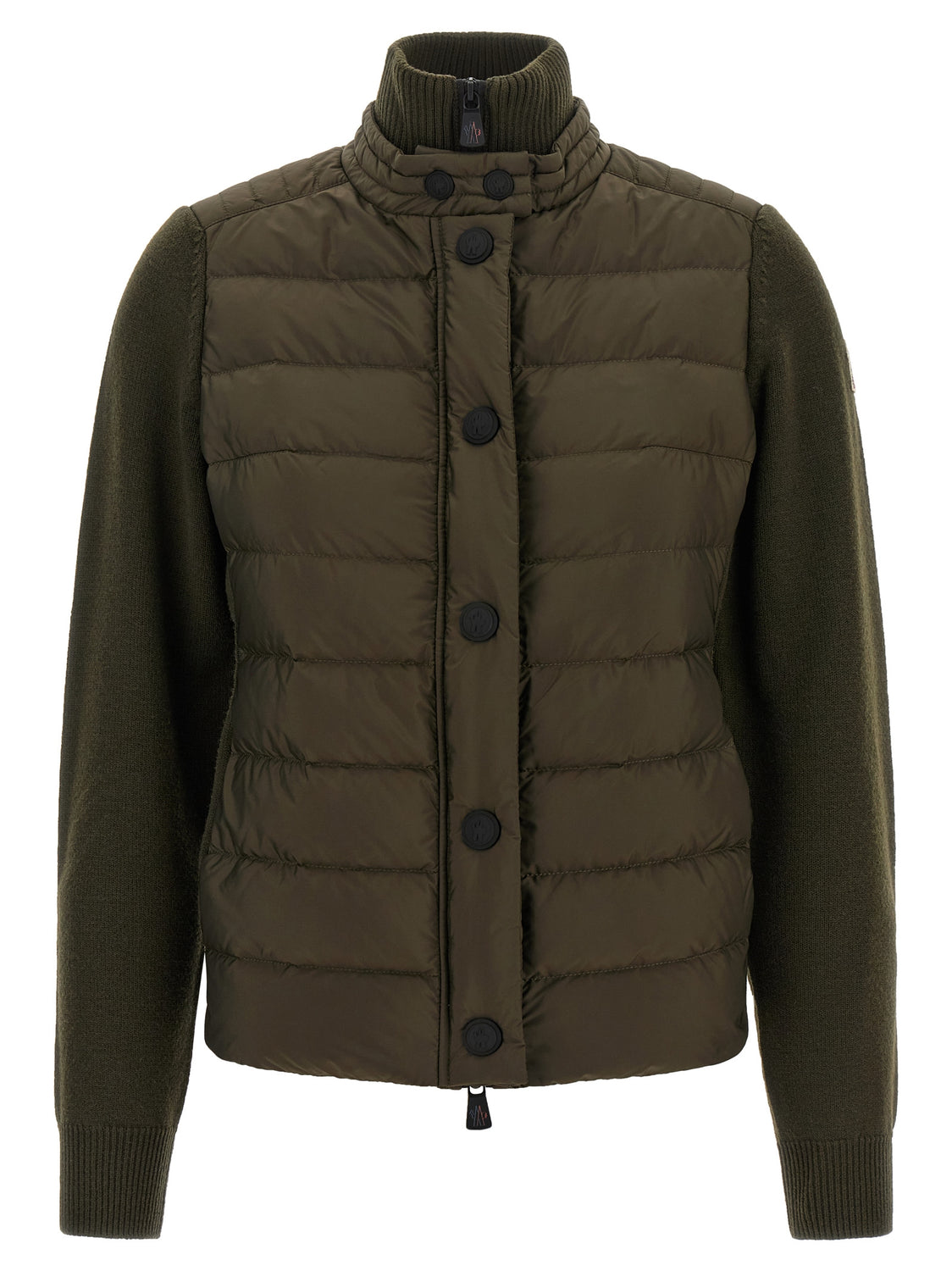 Bicolor Polyamide Cardigan