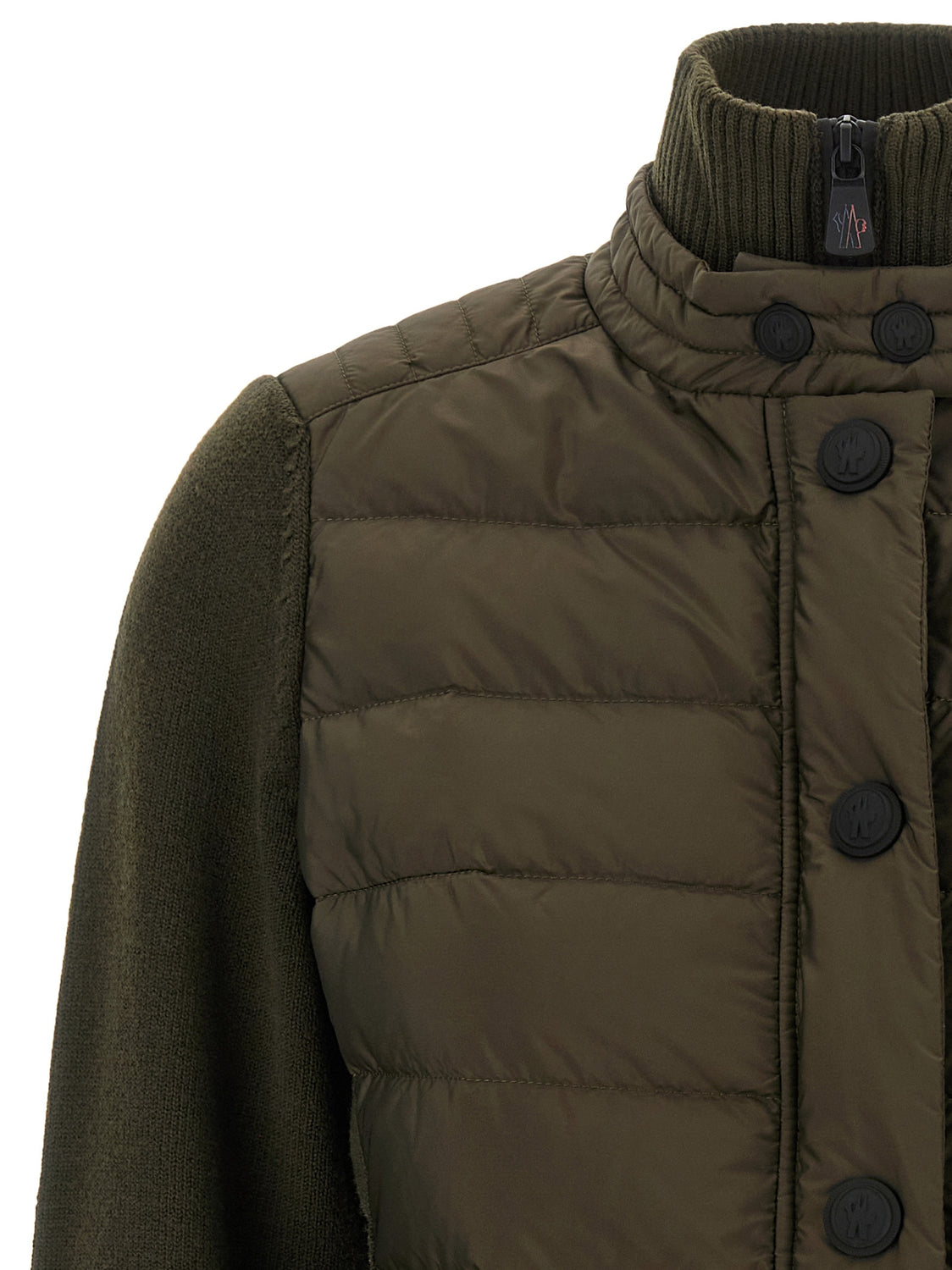 Bicolor Polyamide Cardigan