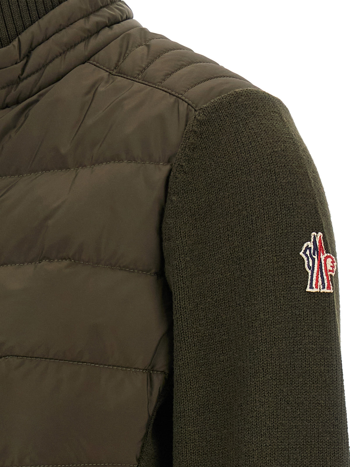 Bicolor Polyamide Cardigan